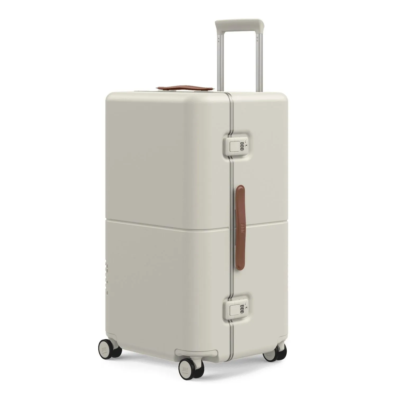 July Checked Trunk Polycarbonate Frame 28" Luggage