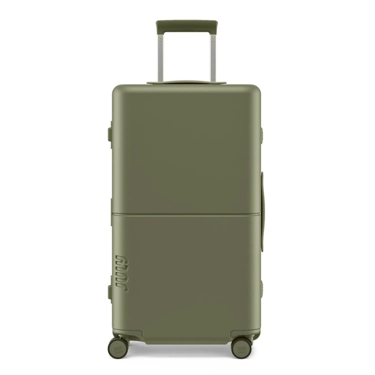 July Checked Trunk Polycarbonate Frame 28" Luggage