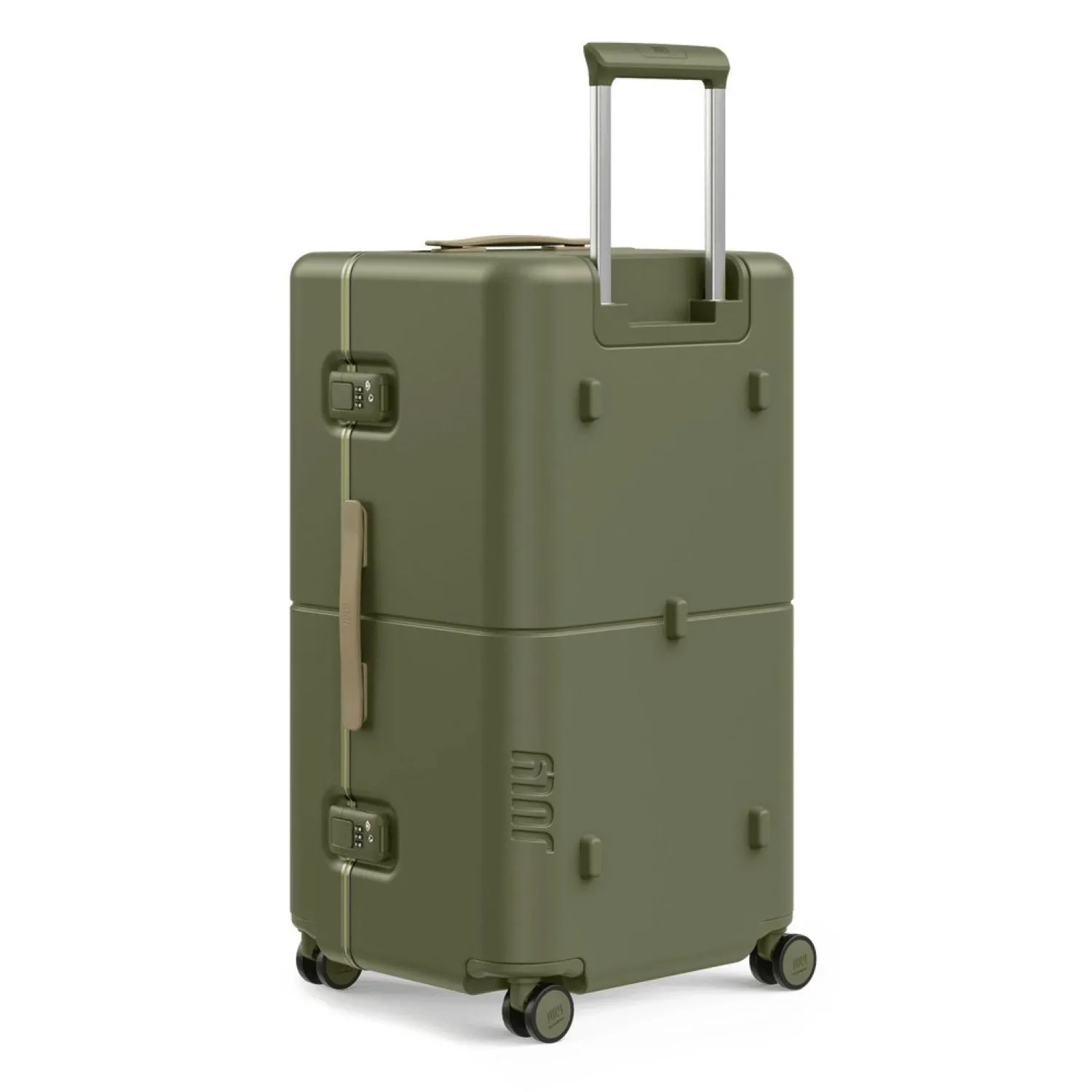 July Checked Trunk Polycarbonate Frame 28" Luggage