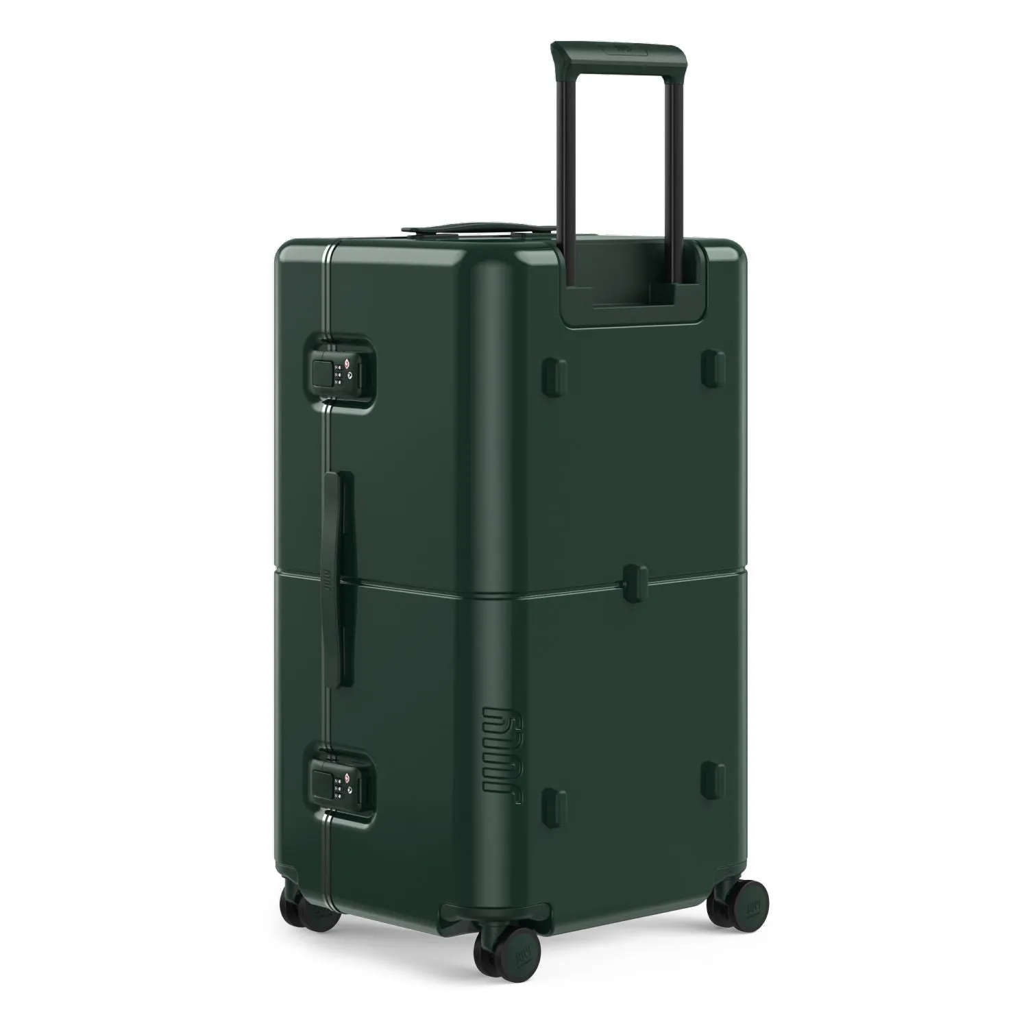 July Checked Trunk Polycarbonate Frame 28" Luggage