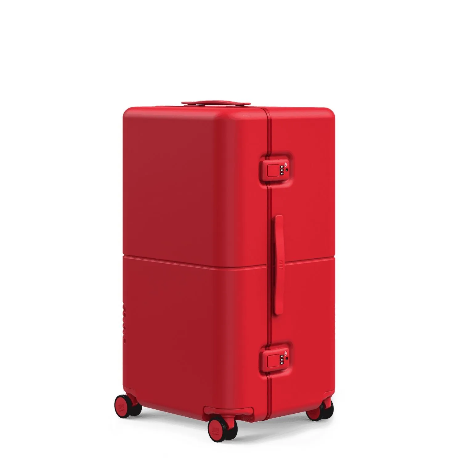 July Checked Trunk Polycarbonate Frame 28" Luggage