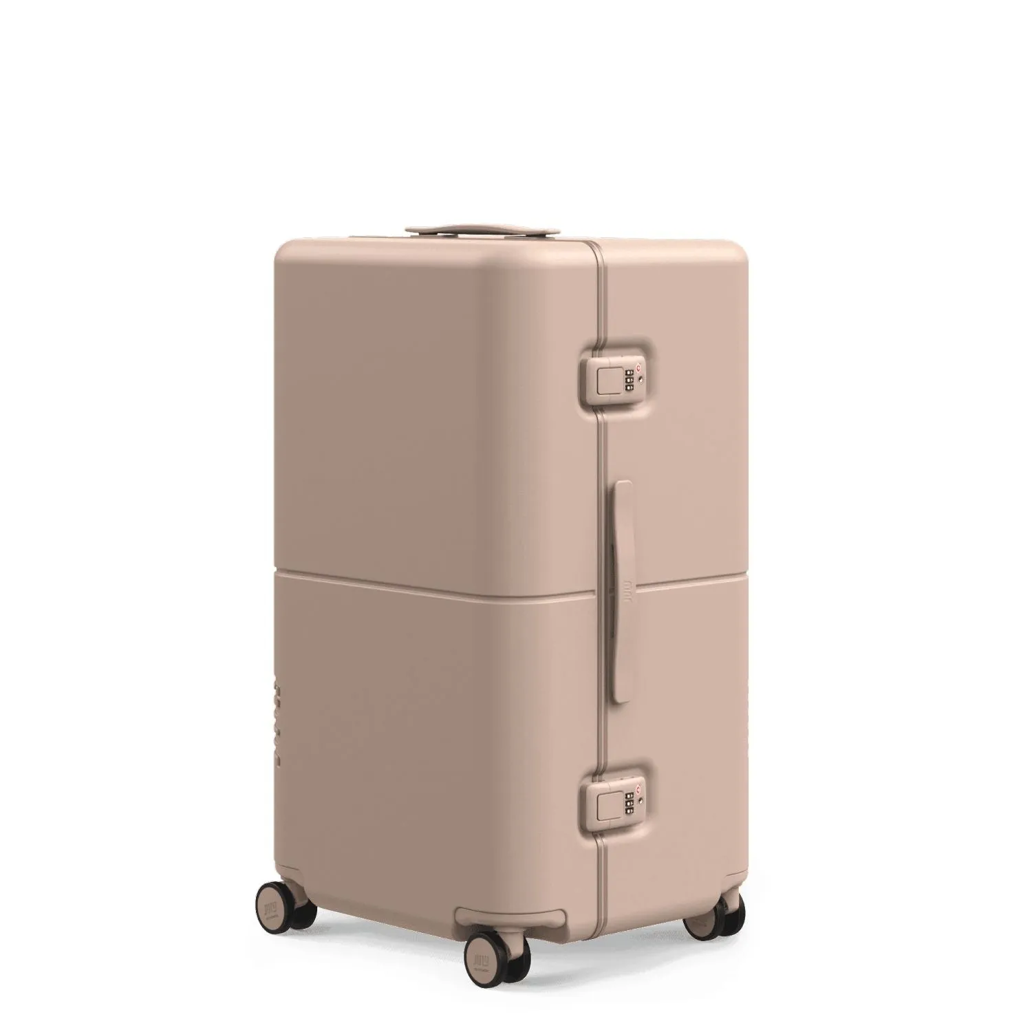 July Checked Trunk Polycarbonate Frame 28" Luggage