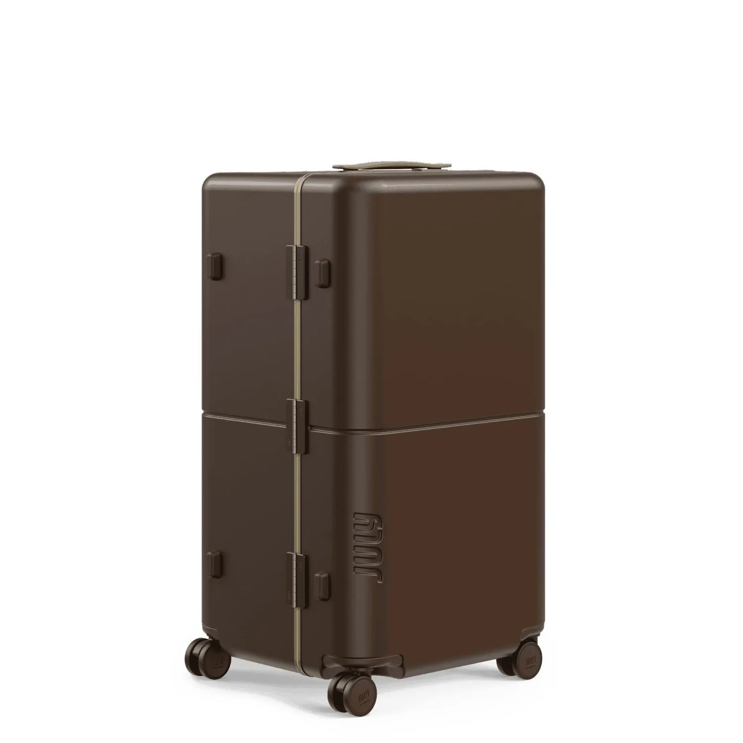 July Checked Trunk Polycarbonate Frame 28" Luggage