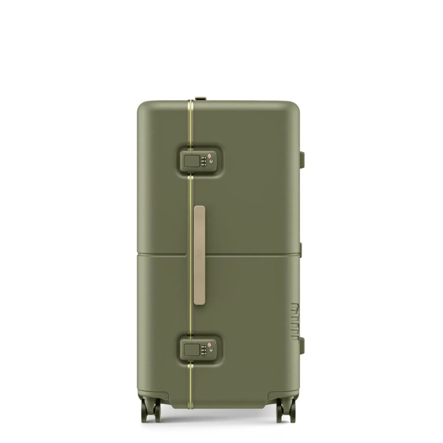 July Checked Trunk Polycarbonate Frame 28" Luggage