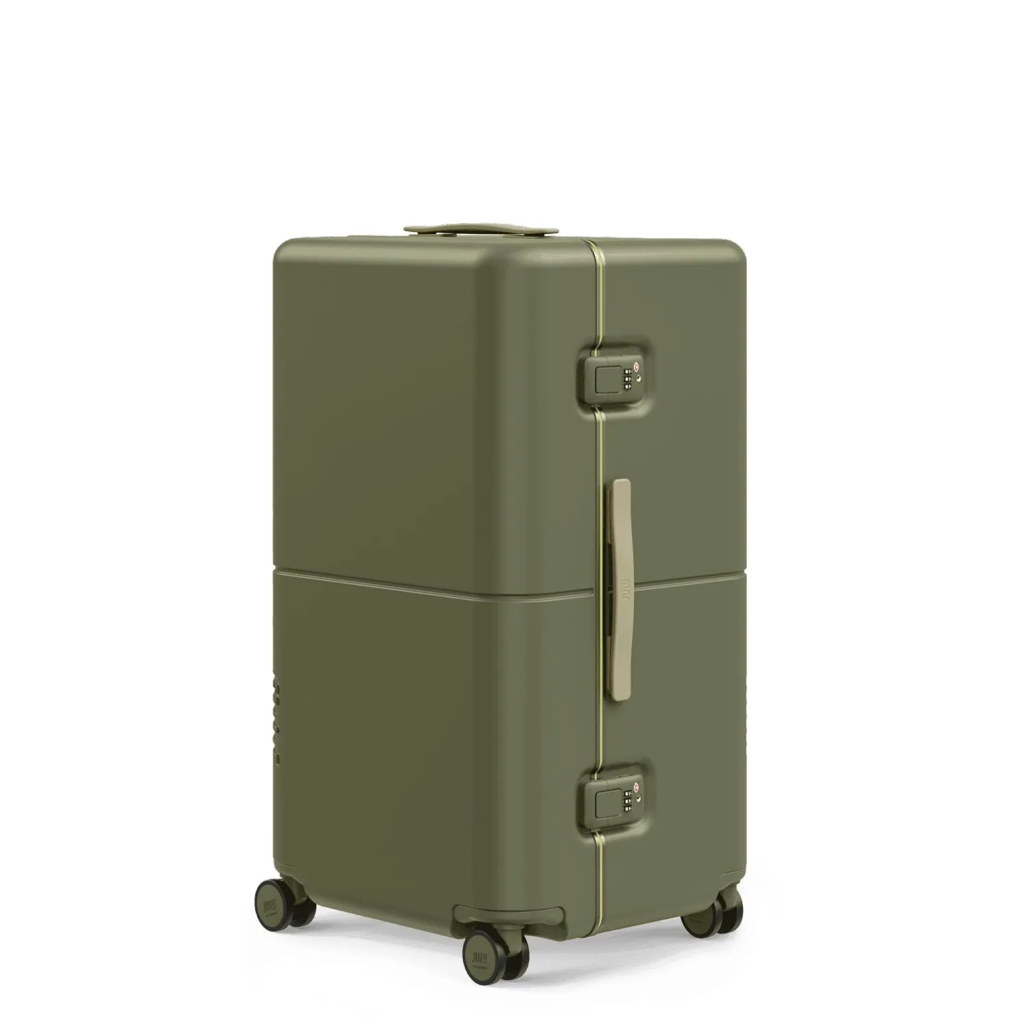 July Checked Trunk Polycarbonate Frame 28" Luggage