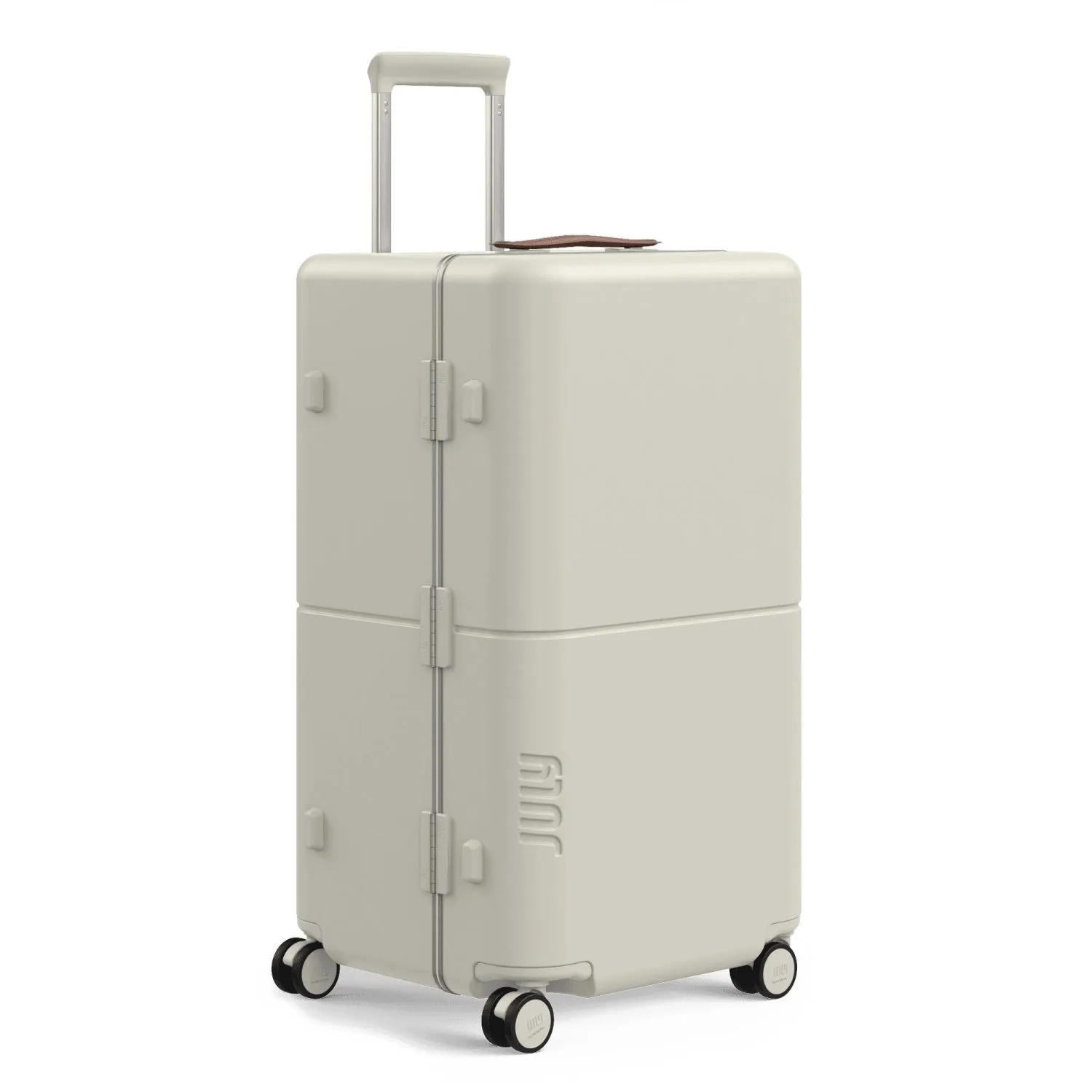 July Checked Trunk Polycarbonate Frame 28" Luggage