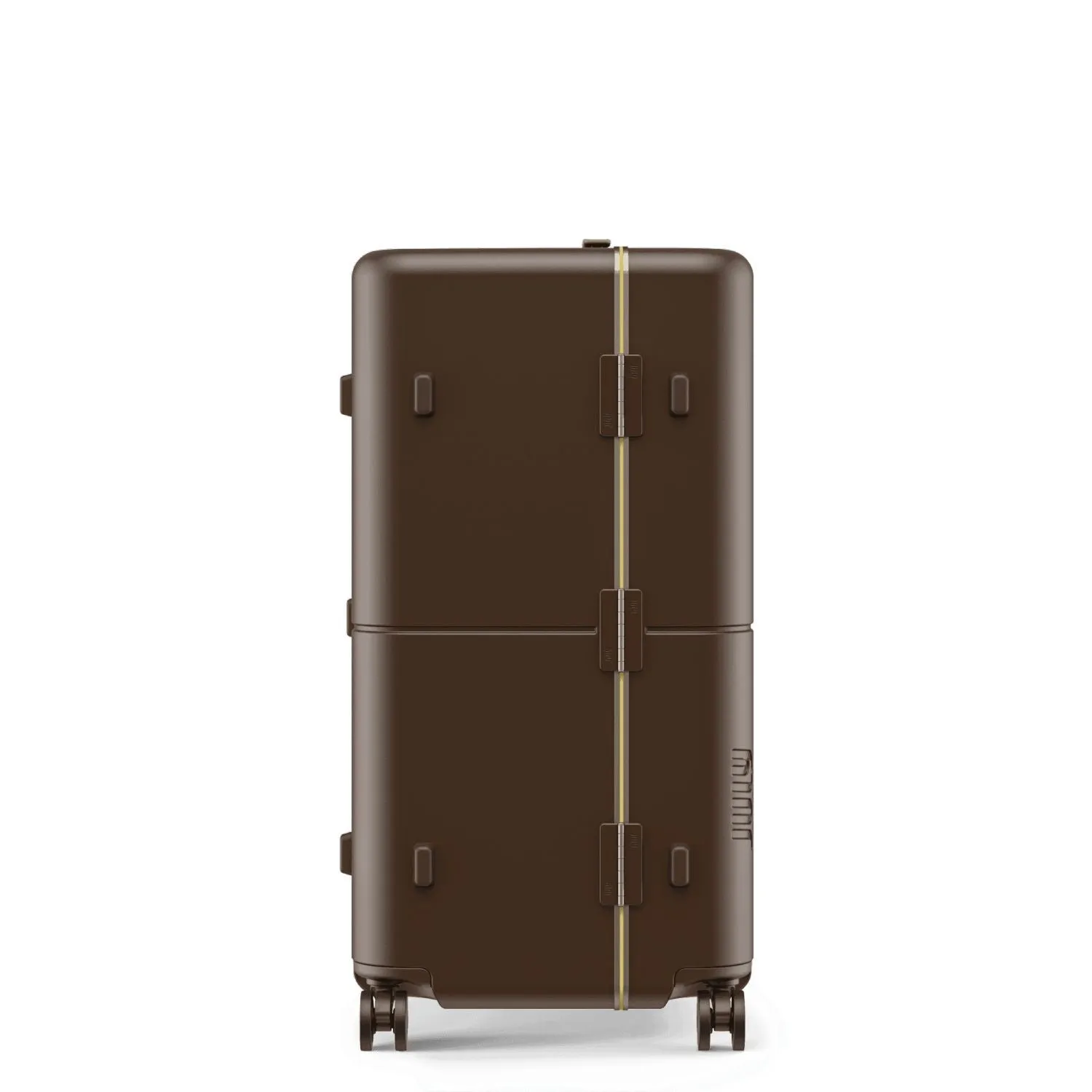 July Checked Trunk Polycarbonate Frame 28" Luggage