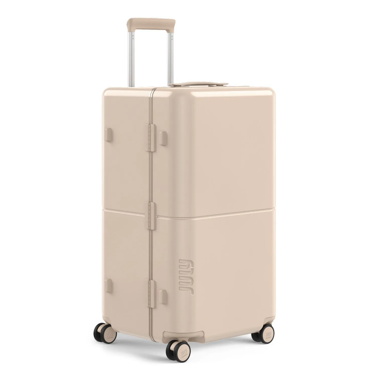 July Checked Trunk Polycarbonate Frame 28" Luggage