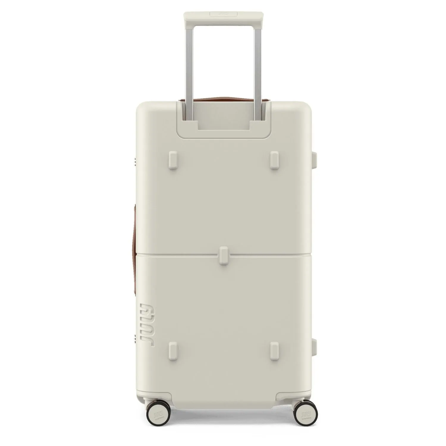 July Checked Trunk Polycarbonate Frame 28" Luggage