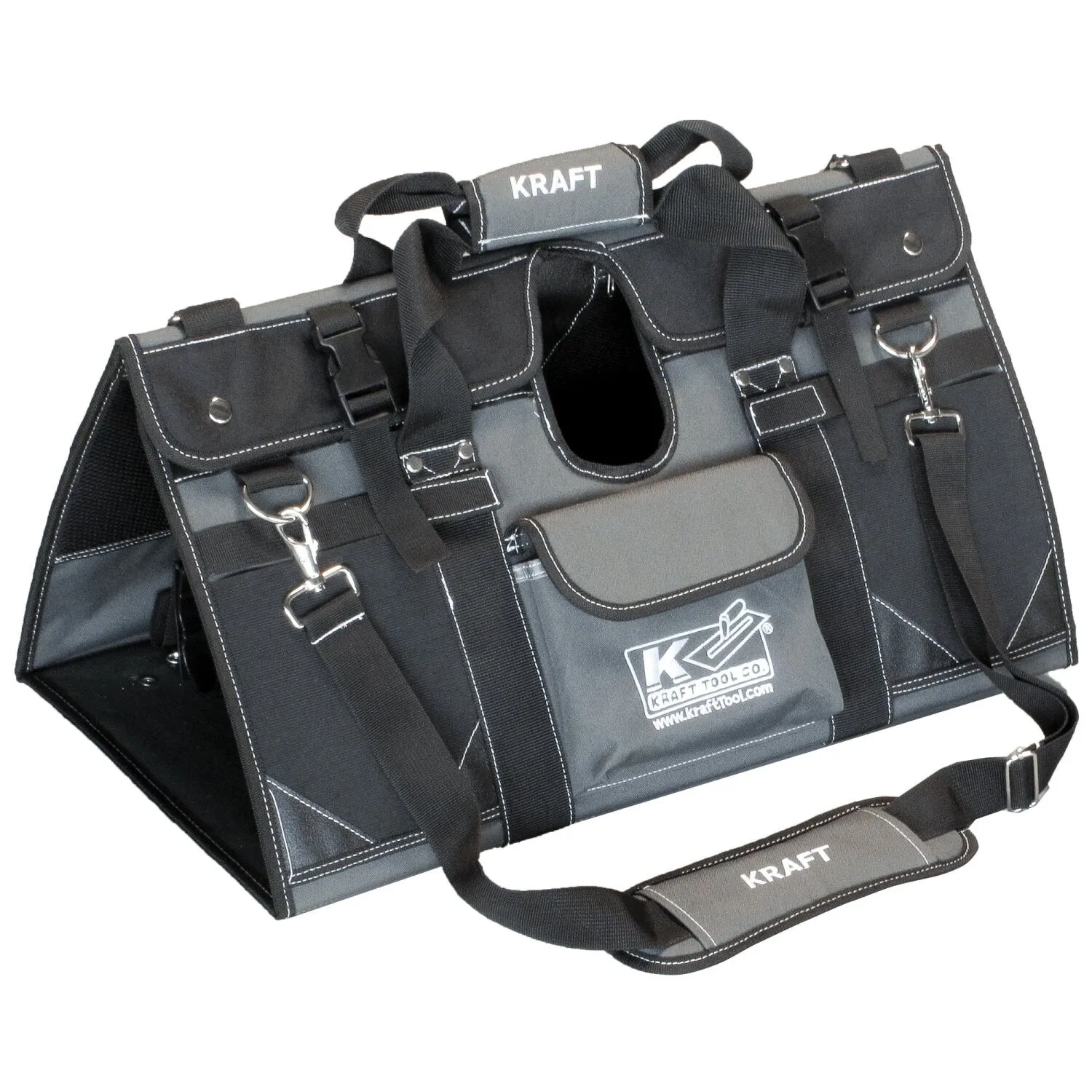 Kraft Tool CC1014 EZY-Tote Tool Carrier with 48" Channel Float, EZY-Tilt II Bracket, and (4) 6 Ft. 1-3/8" Button Handles