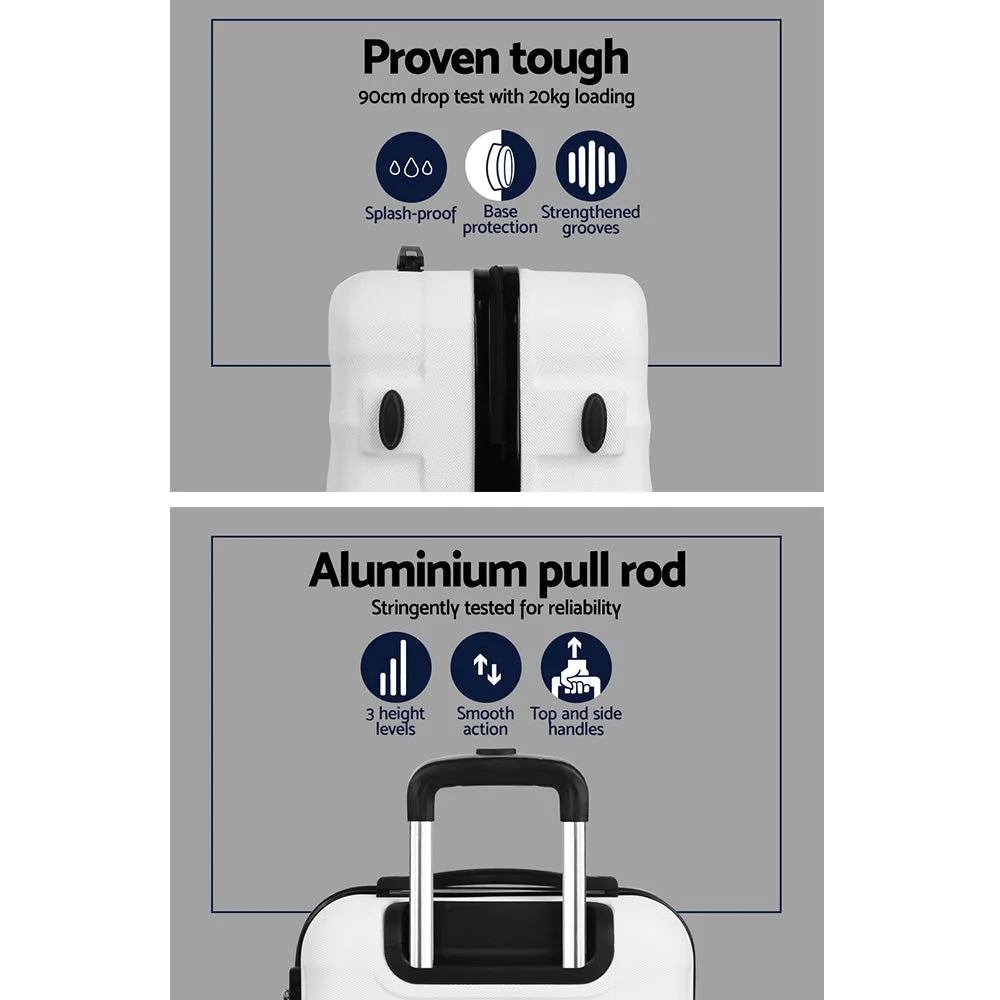 Lightweight 3pcs Hardshell Spinner Luggage Set TSA Locks - Wanderlite