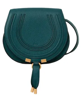 Mini Marcie Saddle Bag in Steel Blue