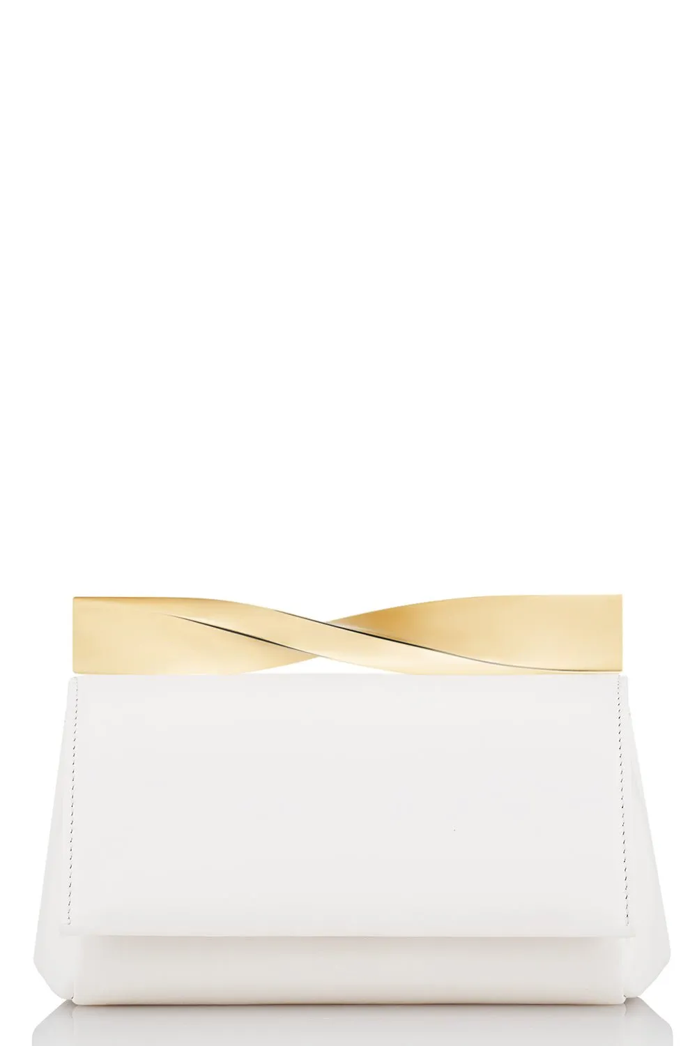 Mini Twist Clutch - Light Gold