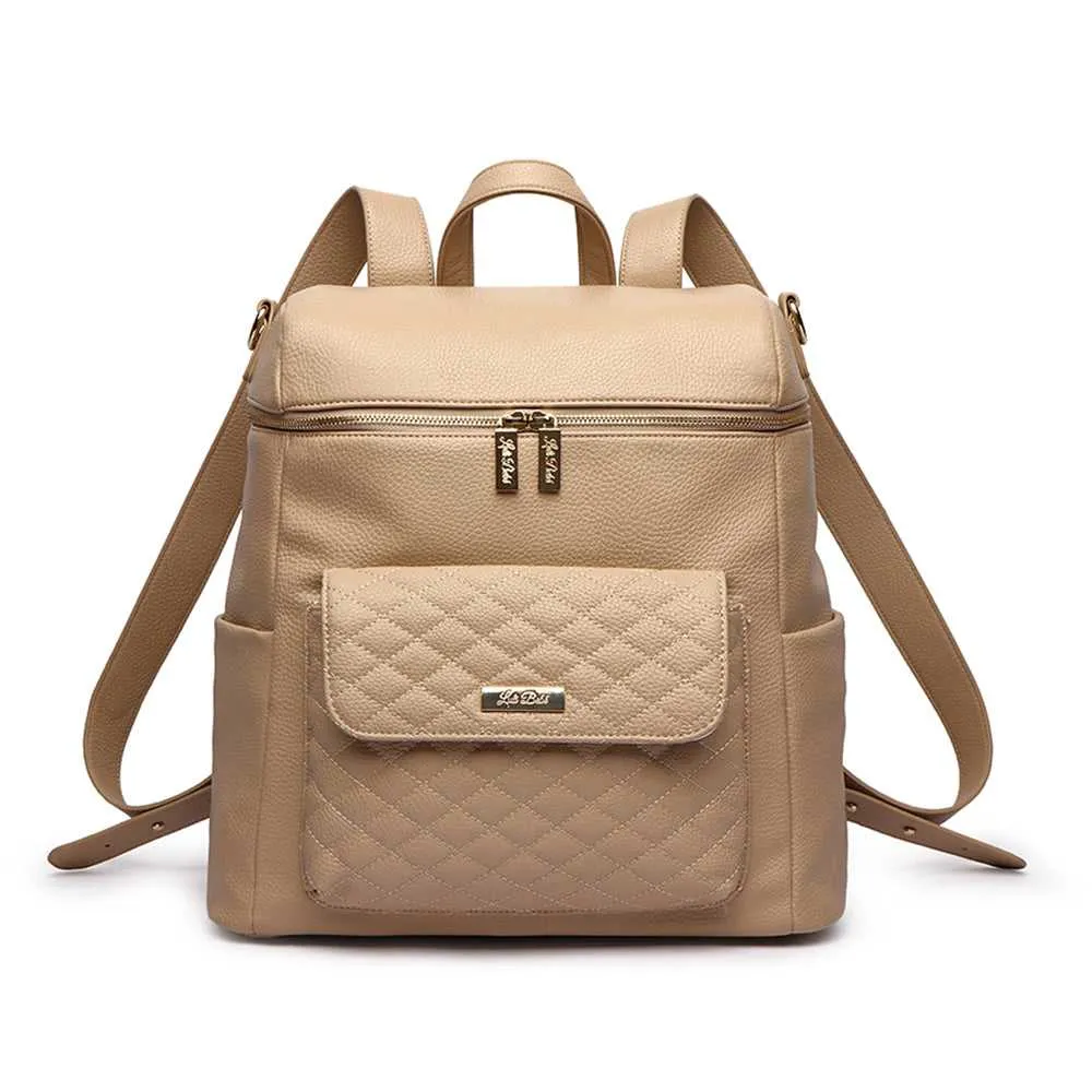 Monaco Diaper Bag | Latte Brown