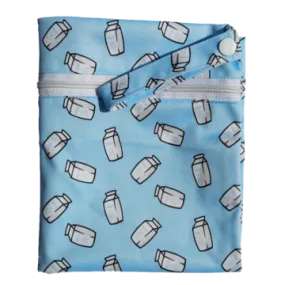 Moo Moo Kow Wet Bag Large - Milk Cartons