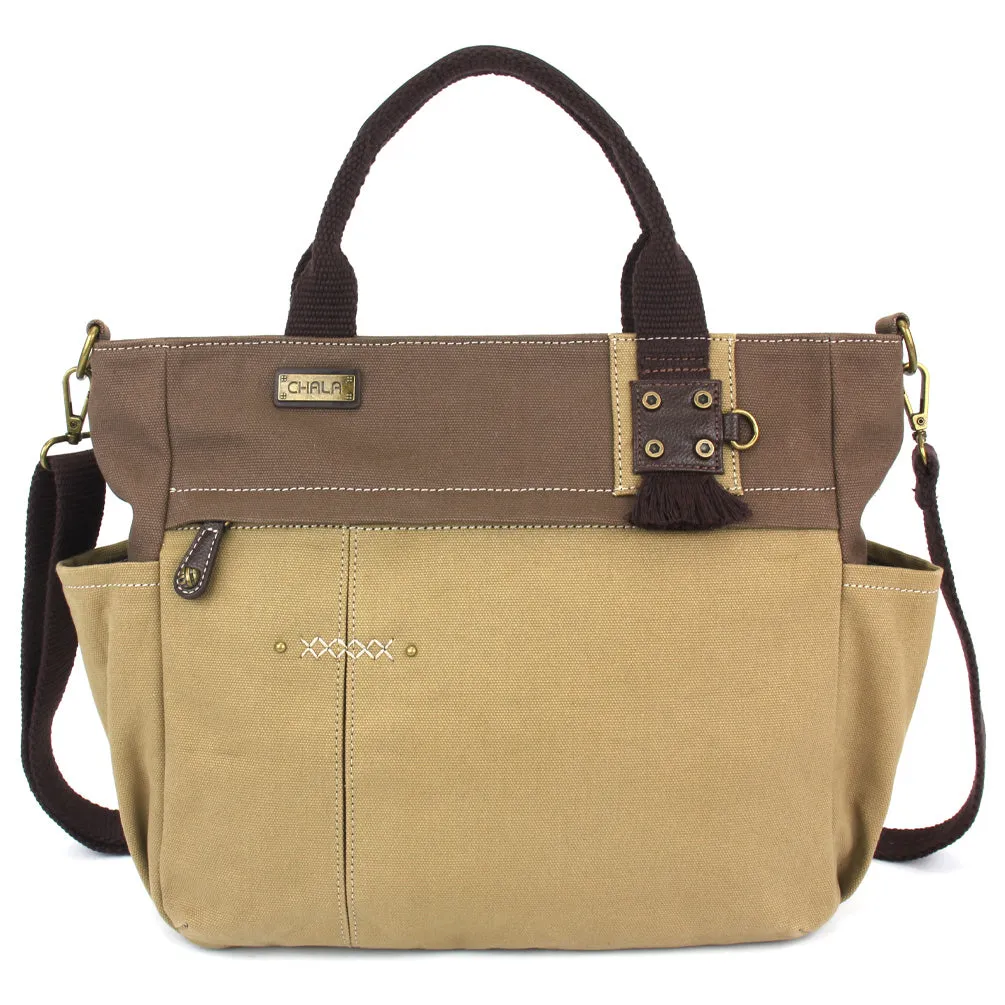 Multi Pocket Tote - Olive