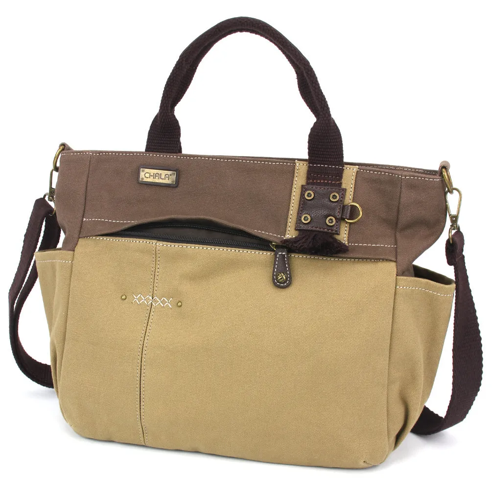 Multi Pocket Tote - Olive