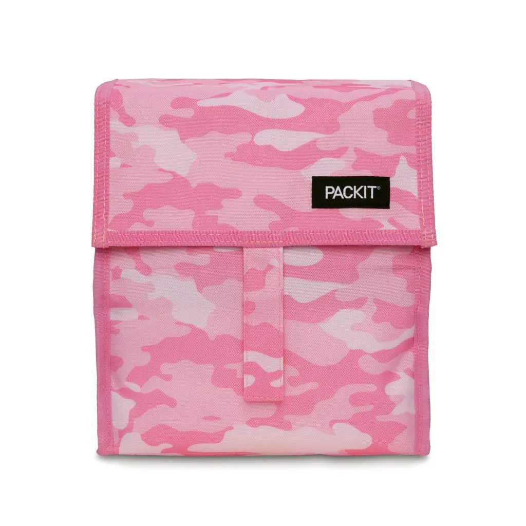 PackIt Freezable Lunch Bag - Pink Camo