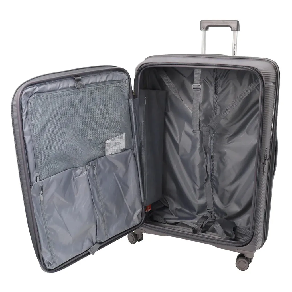 Pierre Cardin Hard Shell Suitcase Medium 69cm - Graphite