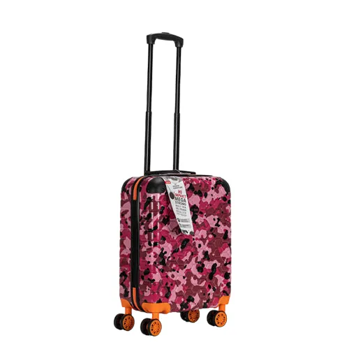 Premium Quality ABS Hard Shell Urban Camouflage Print Spinner Suitcase with Built in Lock - 20 Inch Cabin