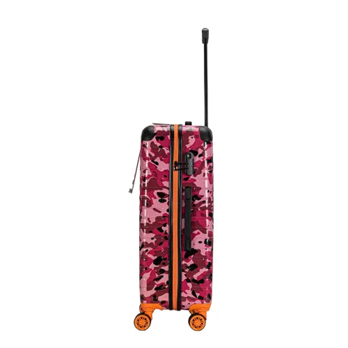 Premium Quality ABS Hard Shell Urban Camouflage Print Spinner Suitcase with Built in Lock - 20 Inch Cabin