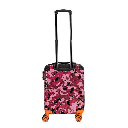 Premium Quality ABS Hard Shell Urban Camouflage Print Spinner Suitcase with Built in Lock - 20 Inch Cabin