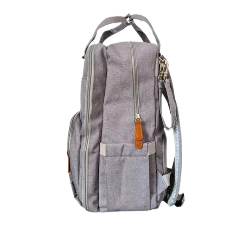 Signature Diaper Bag - Grey