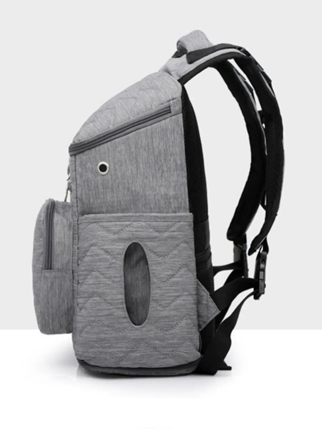 Smart Mom Diaper Bag- Grey