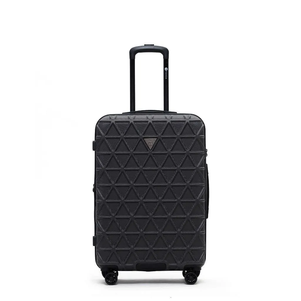 Tosca Triton Medium 64cm Hardsided Spinner Expander Luggage Rose Gold