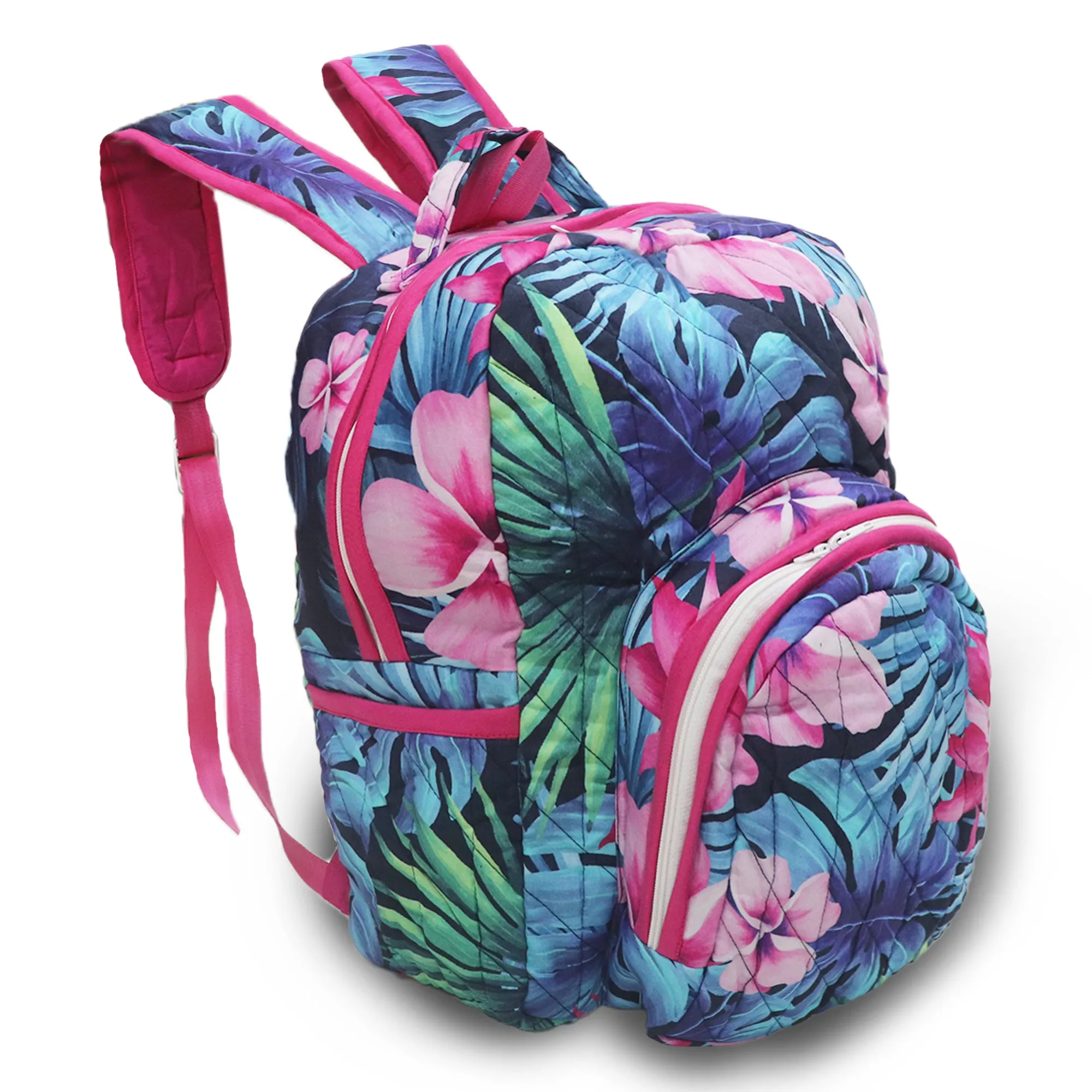 Tropical Print Cloth Diaper Bag for Baby