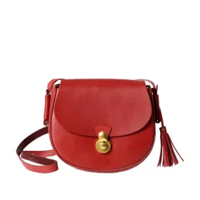 Uppdoo Vive Classic Saddle Bag in Red