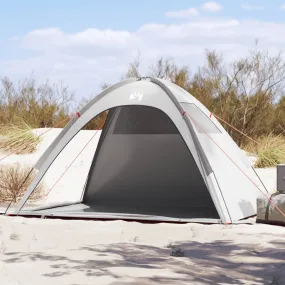 vidaXL Beach Tent Grey Waterproof