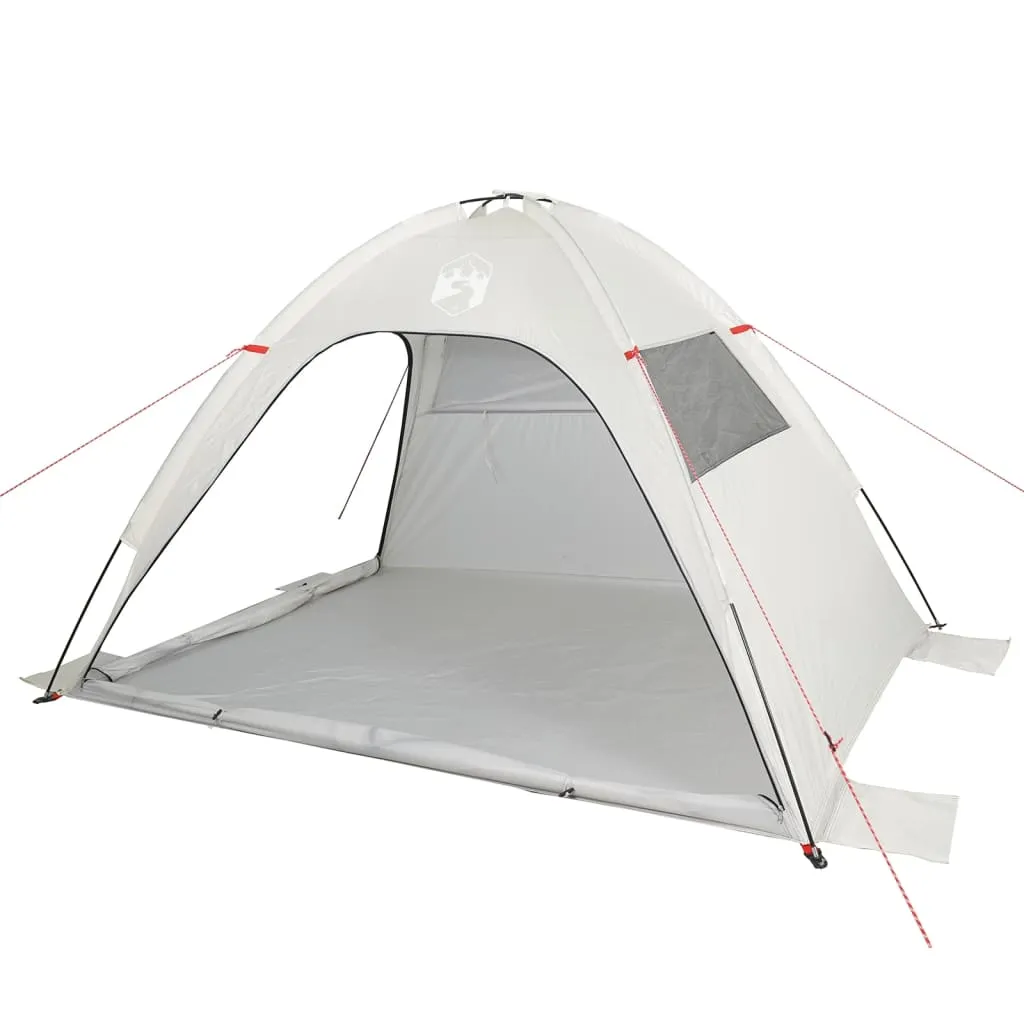 vidaXL Beach Tent Grey Waterproof