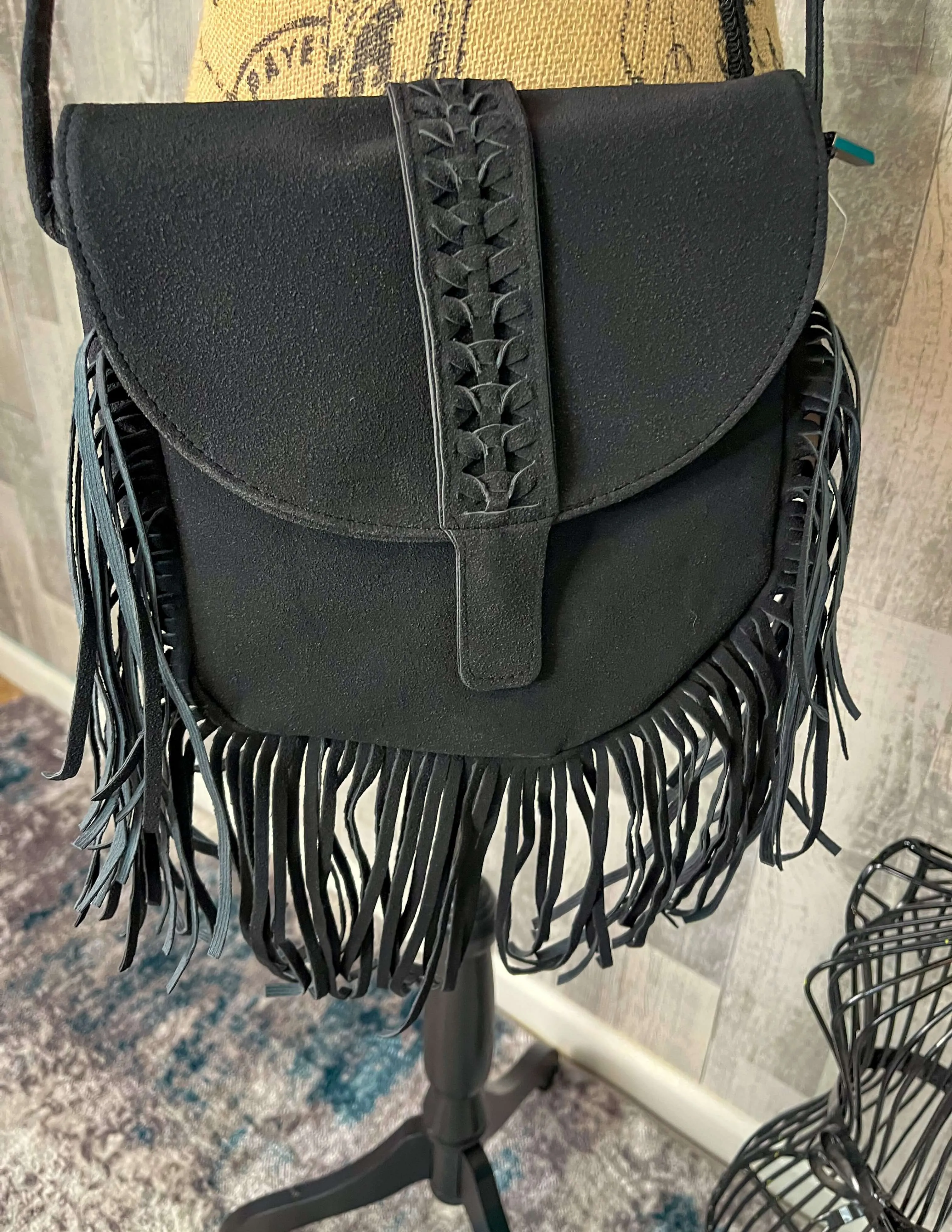 Wanderlust Fringe Crossbody Bag