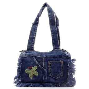 Washed Denim Mini Tote